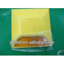 100*100*20 plastic yellow ABS reflective road stud